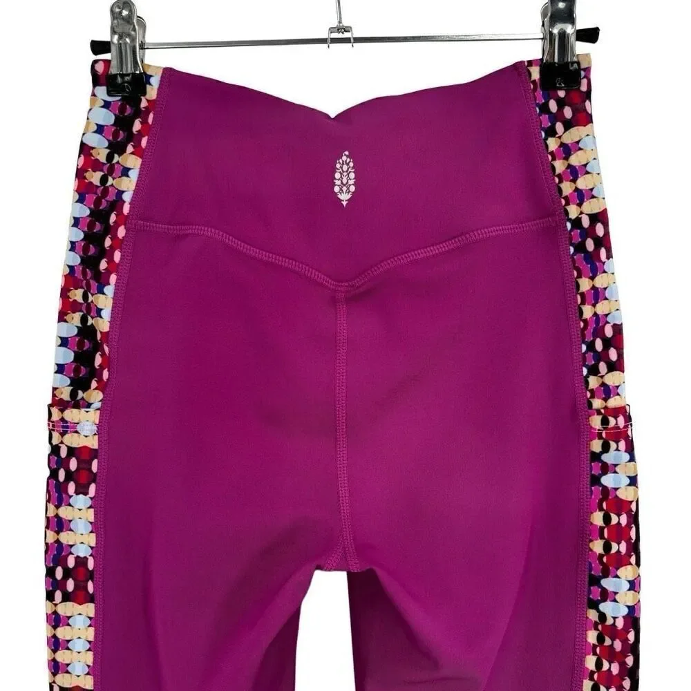 Free People Movement Remix Leggings Purple/Pink XS‎